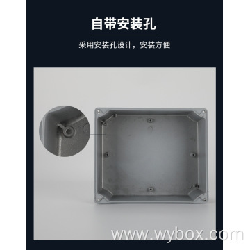 heavy duty die cast aluminium enclosure box with wall mount bracket electrical waterproof aluminum junction electronic IP67 hou